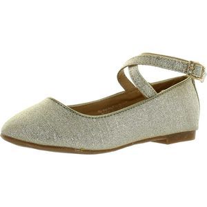 AD Baby BA0040/41 Champagne ToddlerG flats-shoes 9 NEW